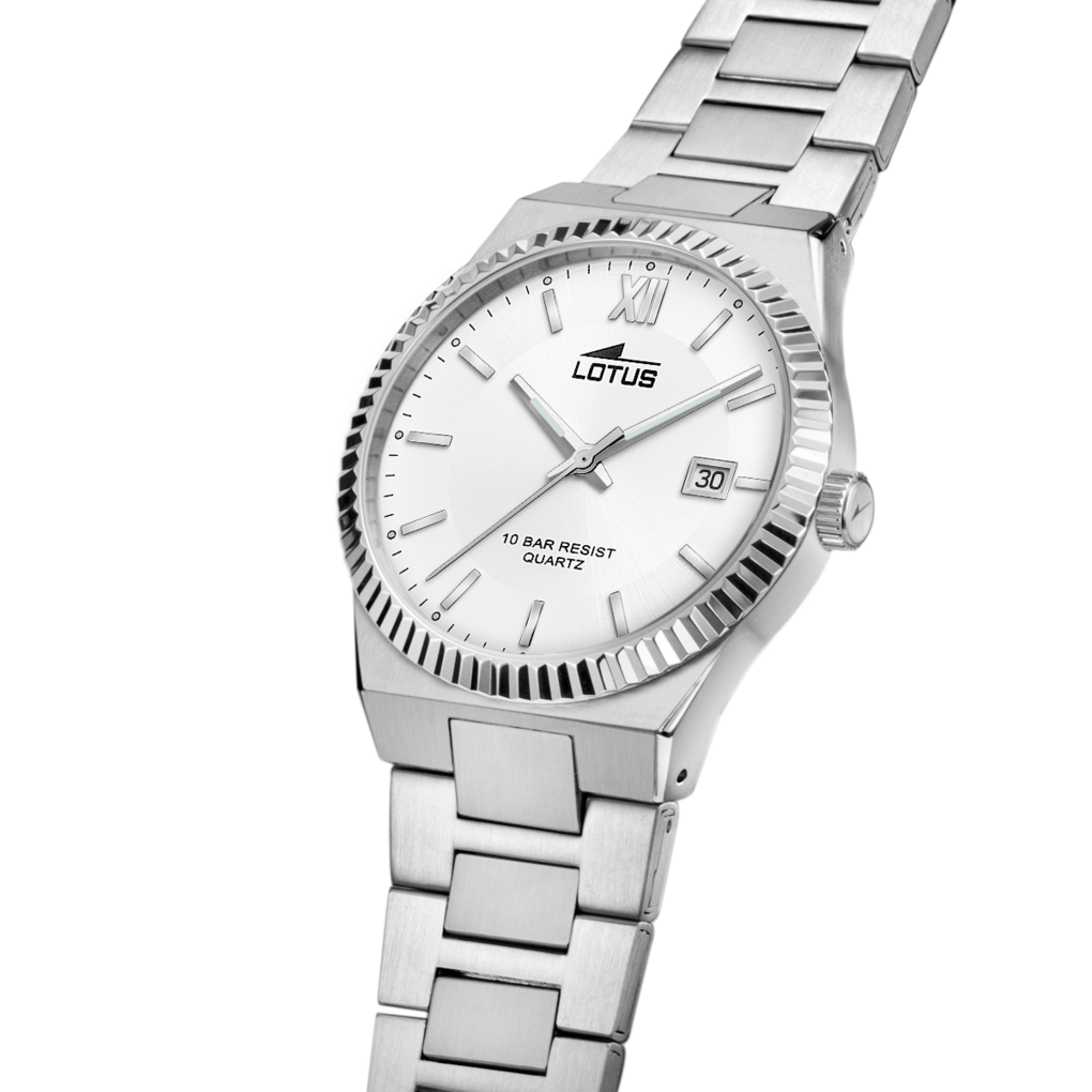 OROLOGIO LOTUS 18835/1 SILVER CINGHIA ACCIAIO INOSSIDABILE 316L, UOMO