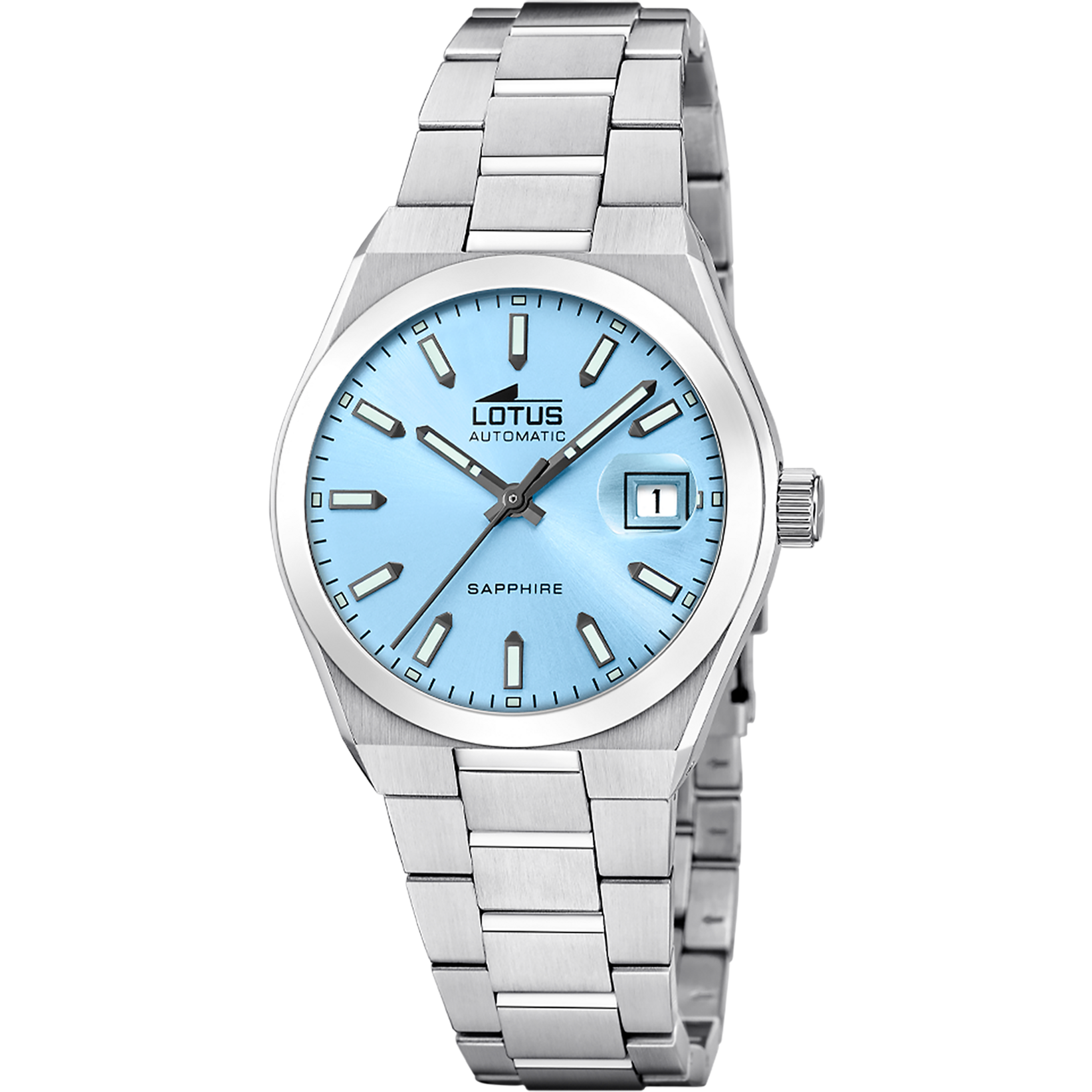 OROLOGIO LOTUS AUTOMATIC 18996/1 AZZURO CINGHIA ACCIAIO INOSSIDABILE 316L, UOMO