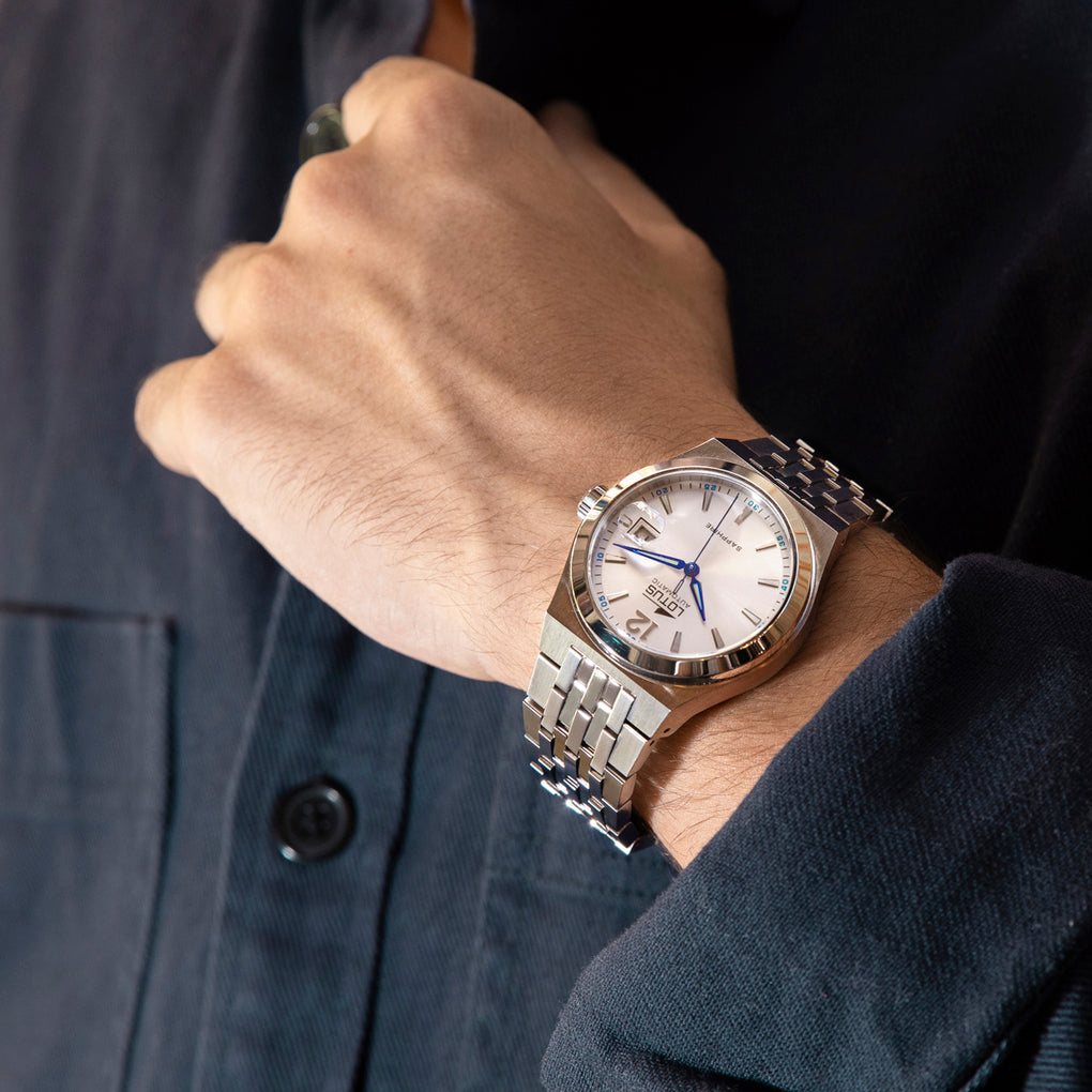 OROLOGIO LOTUS AUTOMATIC 19000/1 GRIGIO CINGHIA ACCIAIO INOSSIDABILE 316L, UOMO