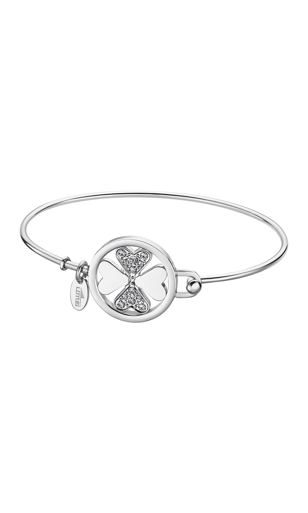 BRACCIALETTO TRIFOGLIO LOTUS STYLE LS2014-2/1 ACCIAIO INOSSIDABILE 316L, DONNA