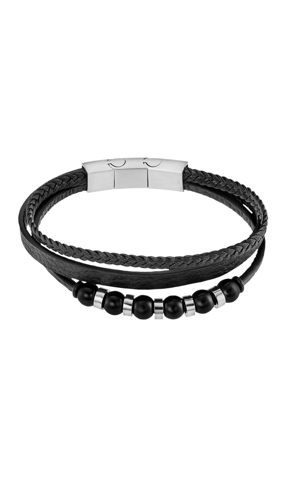 BRACCIALETTO LOTUS STYLE MEN IN BLACK LS2382-2/1 ACCIAIO INOSSIDABILE 316L, UOMO