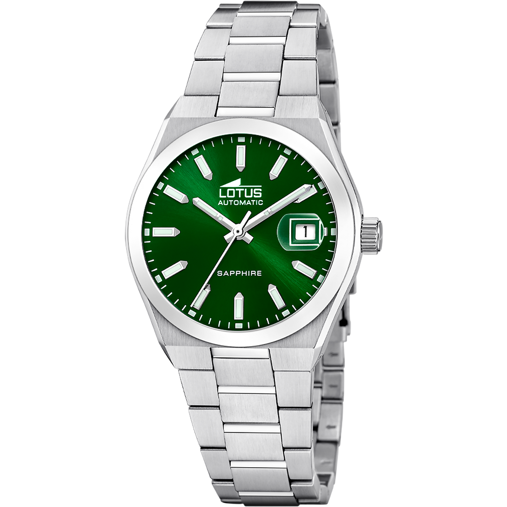 OROLOGIO LOTUS AUTOMATIC 18996/3 VERDE CINGHIA ACCIAIO INOSSIDABILE 316L, UOMO