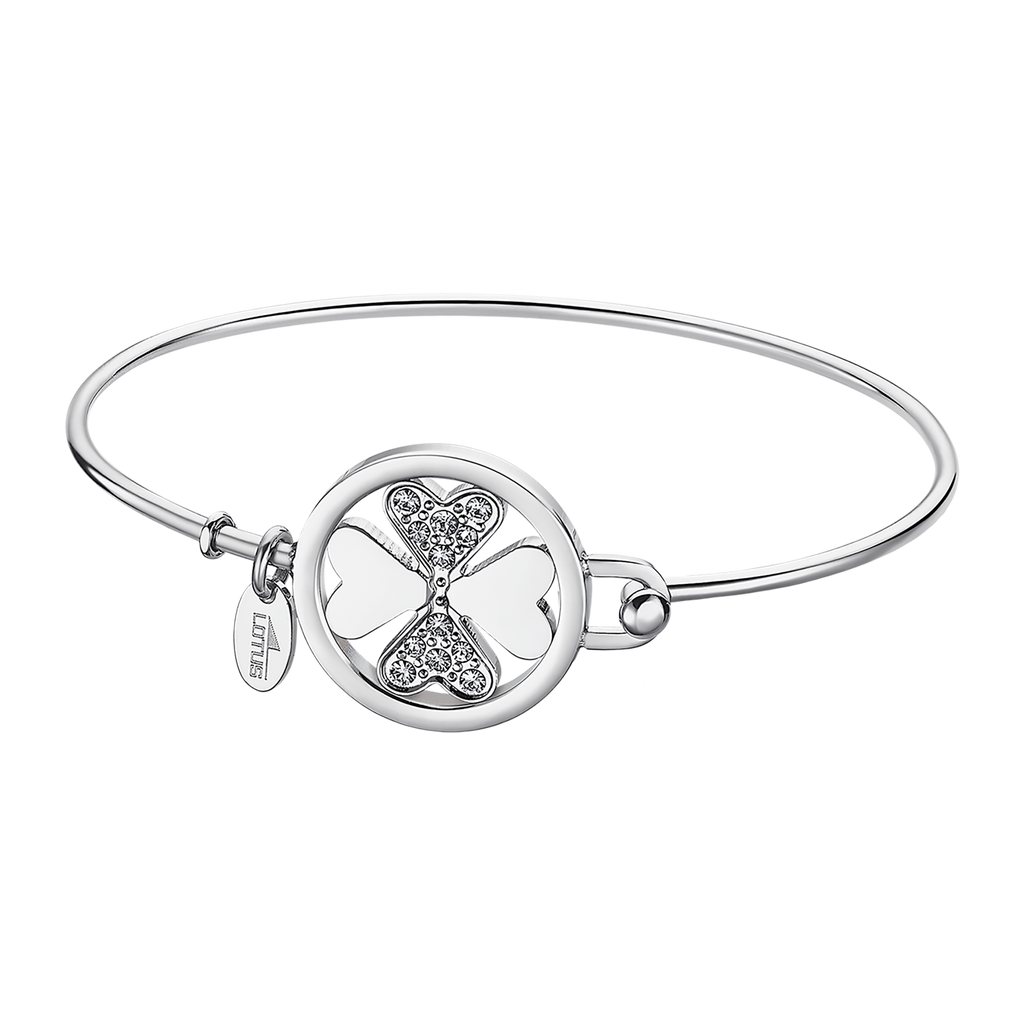 BRACCIALETTO TRIFOGLIO LOTUS STYLE LS2014-2/1 ACCIAIO INOSSIDABILE 316L, DONNA
