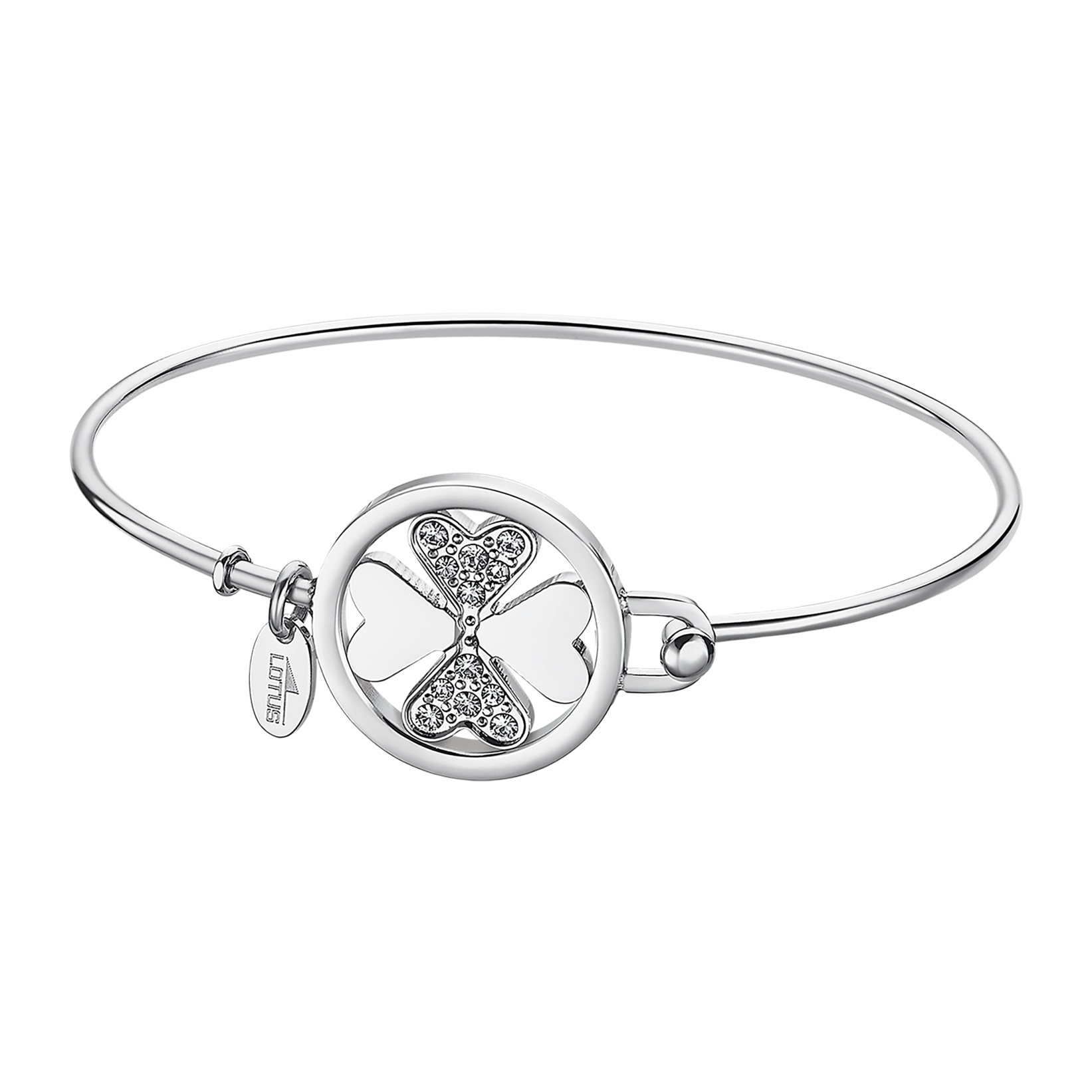 BRACCIALETTO TRIFOGLIO LOTUS STYLE LS2014-2/1 ACCIAIO INOSSIDABILE 316L, DONNA