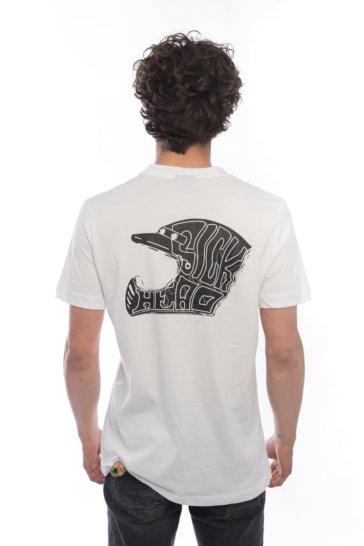 Helmet White T-Shirt