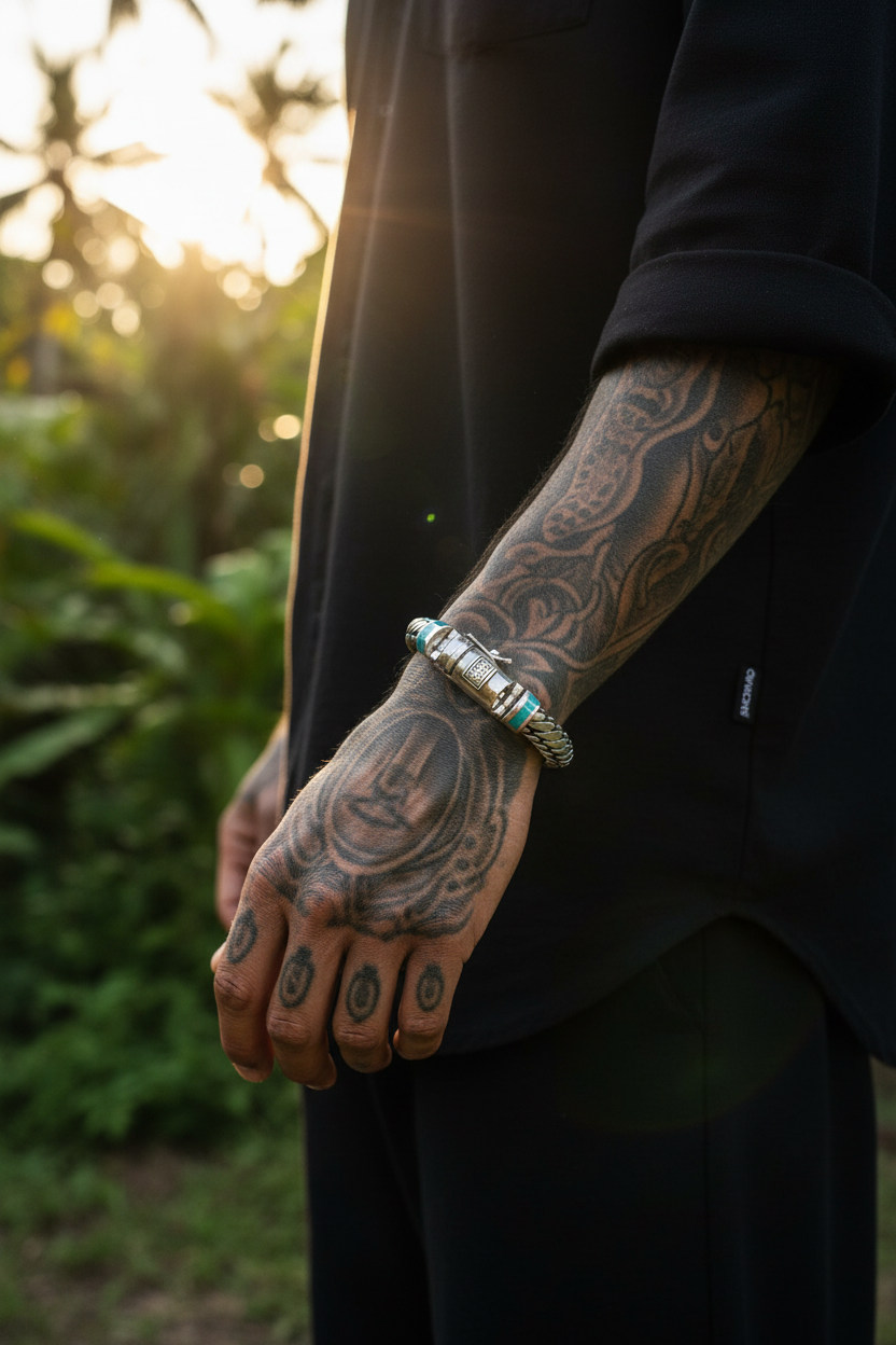 Bracciale - Modello Tatuato Bali SICK HEAD