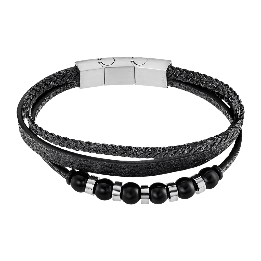 BRACCIALETTO LOTUS STYLE MEN IN BLACK LS2382-2/1 ACCIAIO INOSSIDABILE 316L, UOMO