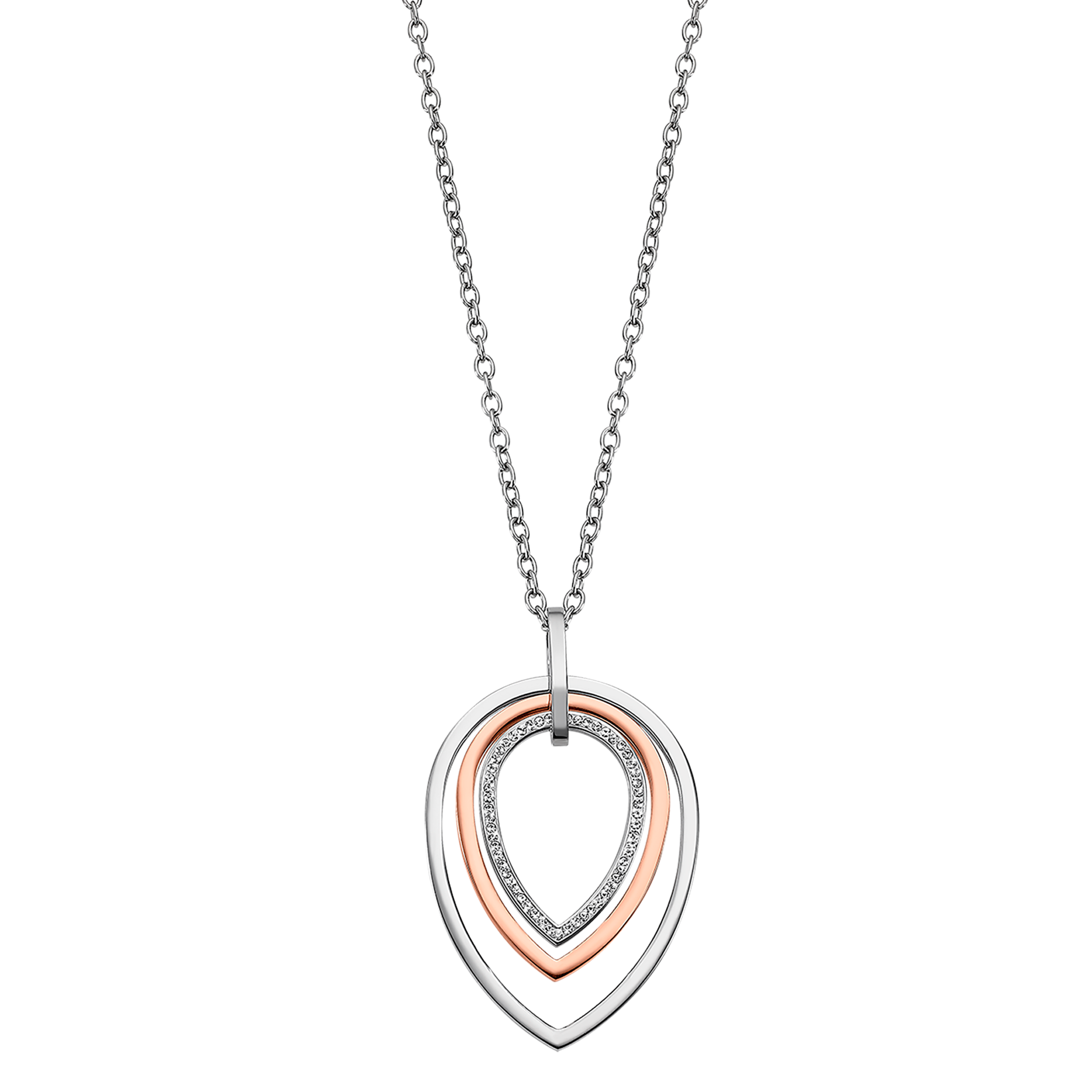 collana lotus style donna goccia