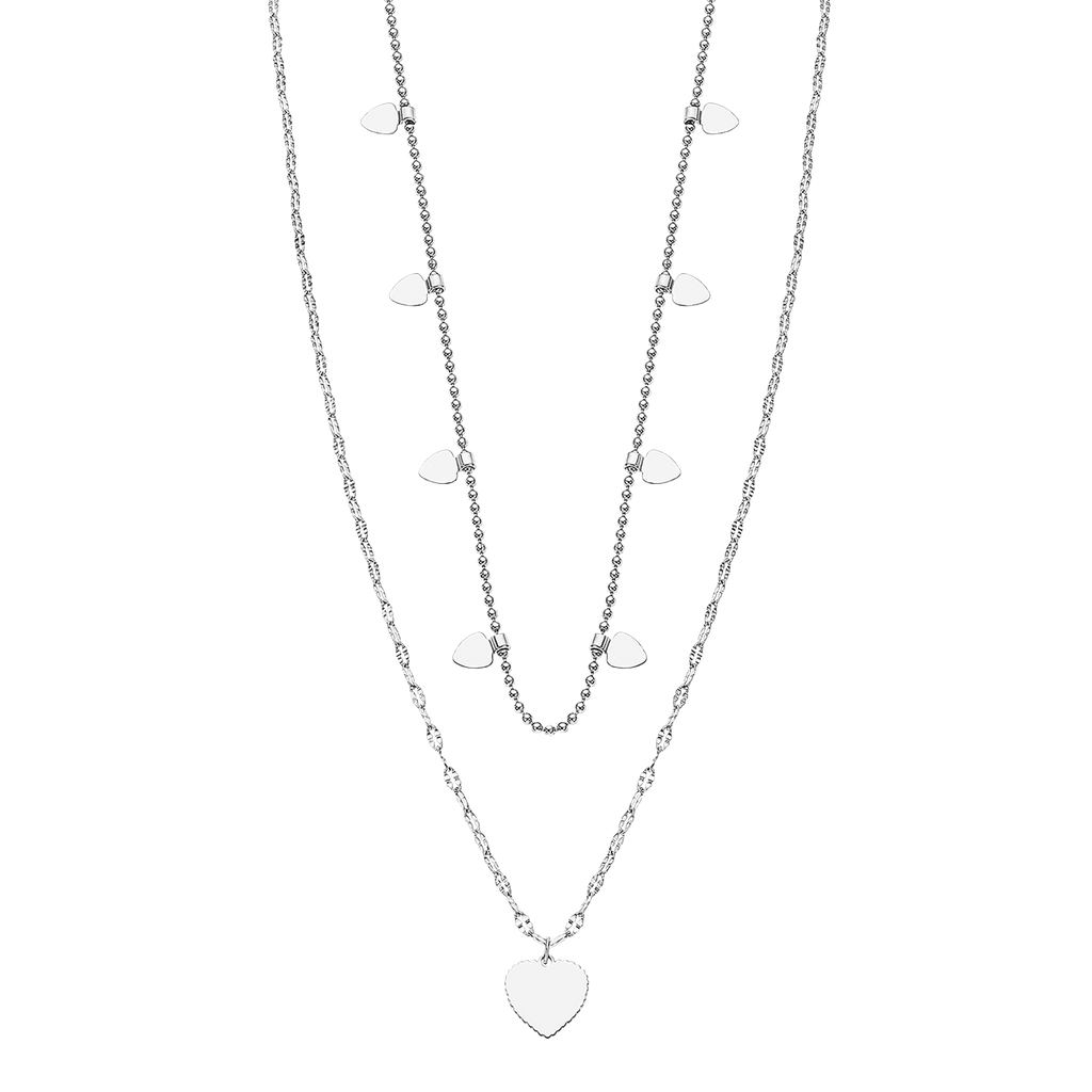 collana doppia cuori