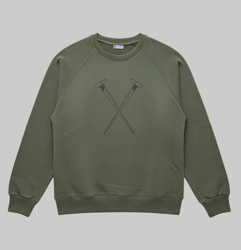 Felpa Tacks Verde Oliva