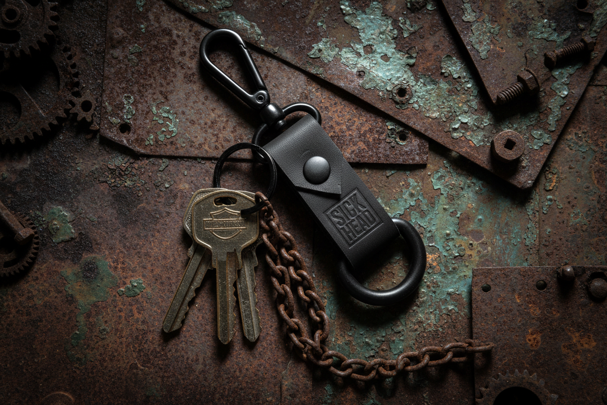 Portachiavi SICK HEAD - Rusty Brat Style