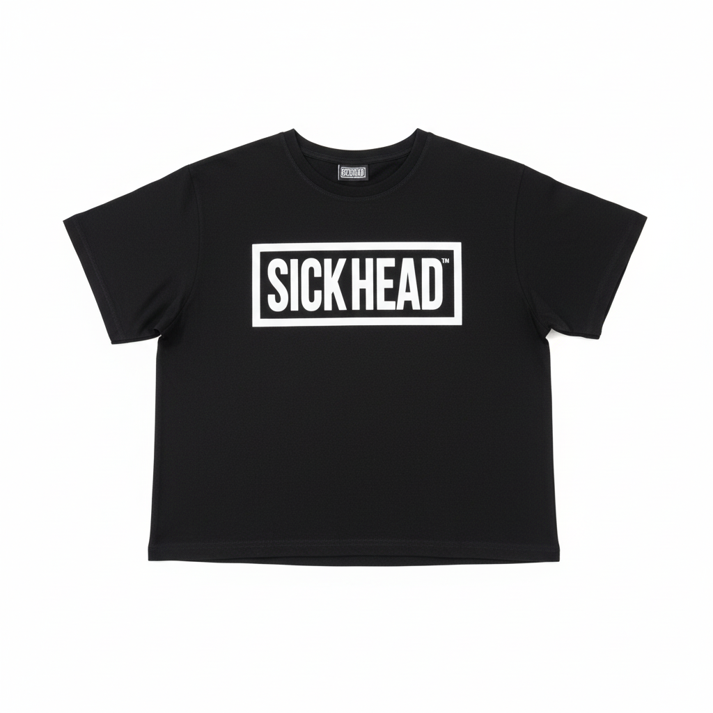 SICK HEAD T-shirt catalog photo