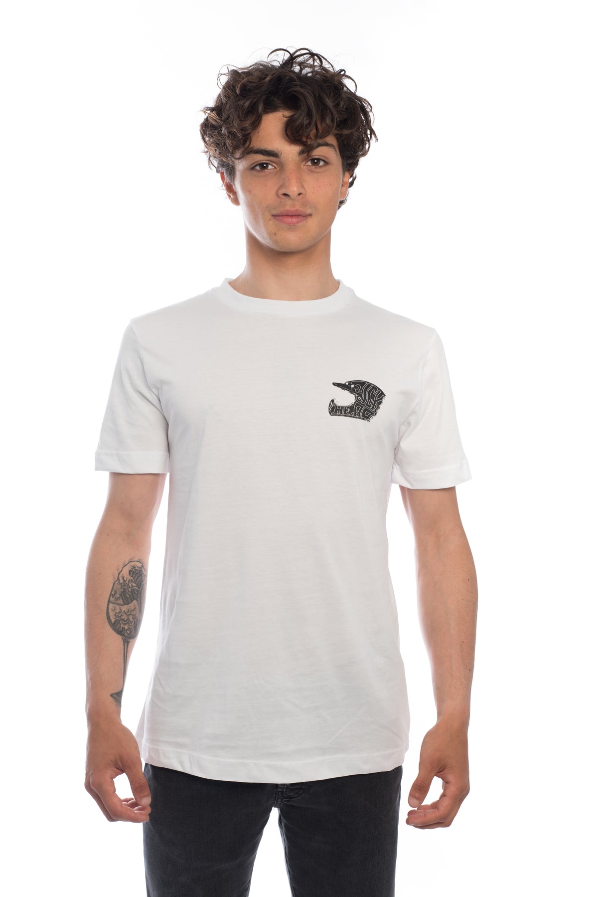Helmet White T-Shirt
