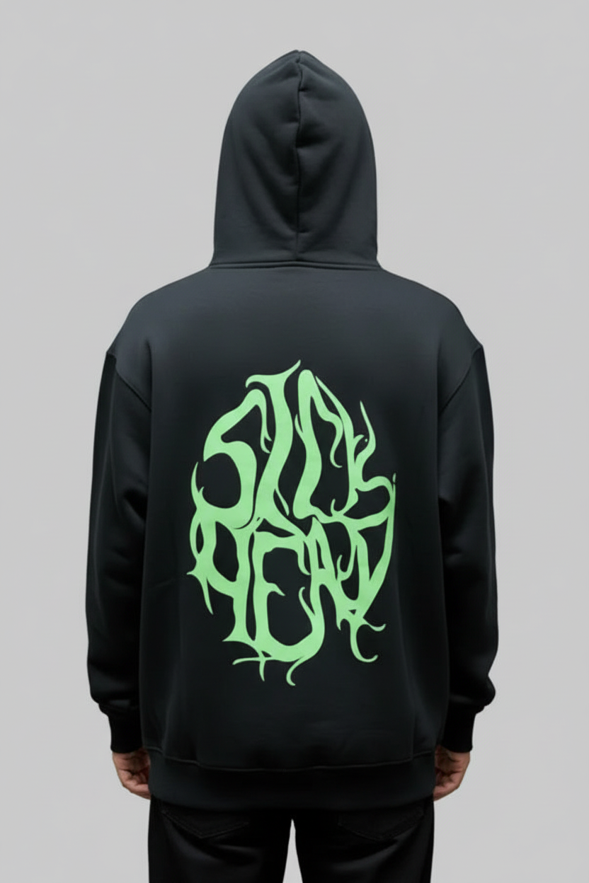 WILL-O'-THE-WISP Eco Hoodie - Vista posteriore